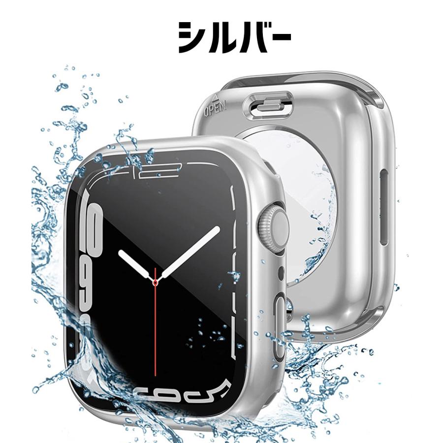 アップルウォッチ カバー apple watch 防水 ケース 全面 保護 applewatch 40mm 44mm 41mm 45mm｜sparksstore｜16