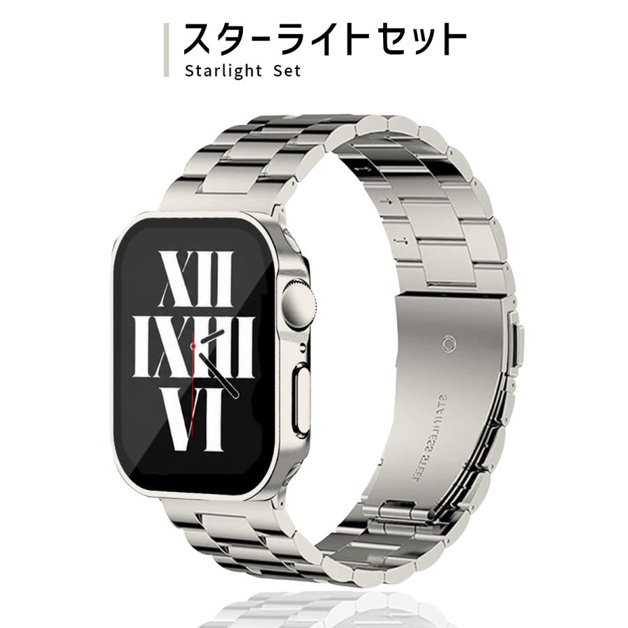 Apple Watch アップルウォッチ カバー バンド ステンレス apple watch