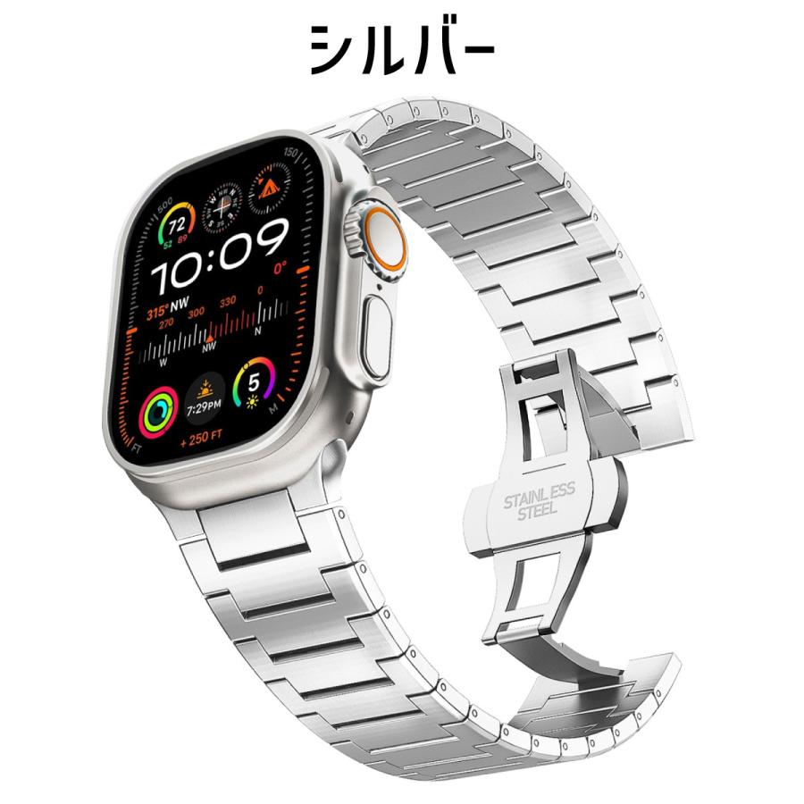 アップルウォッチ バンド ベルト apple watch チタン チタニウム 44mm 45mm 46mm 49mm ウルトラの画像