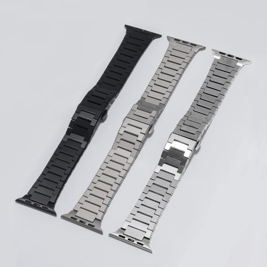 アップルウォッチ バンド ベルト apple watch チタン チタニウム 44mm 45mm 46mm 49mm ウルトラの画像