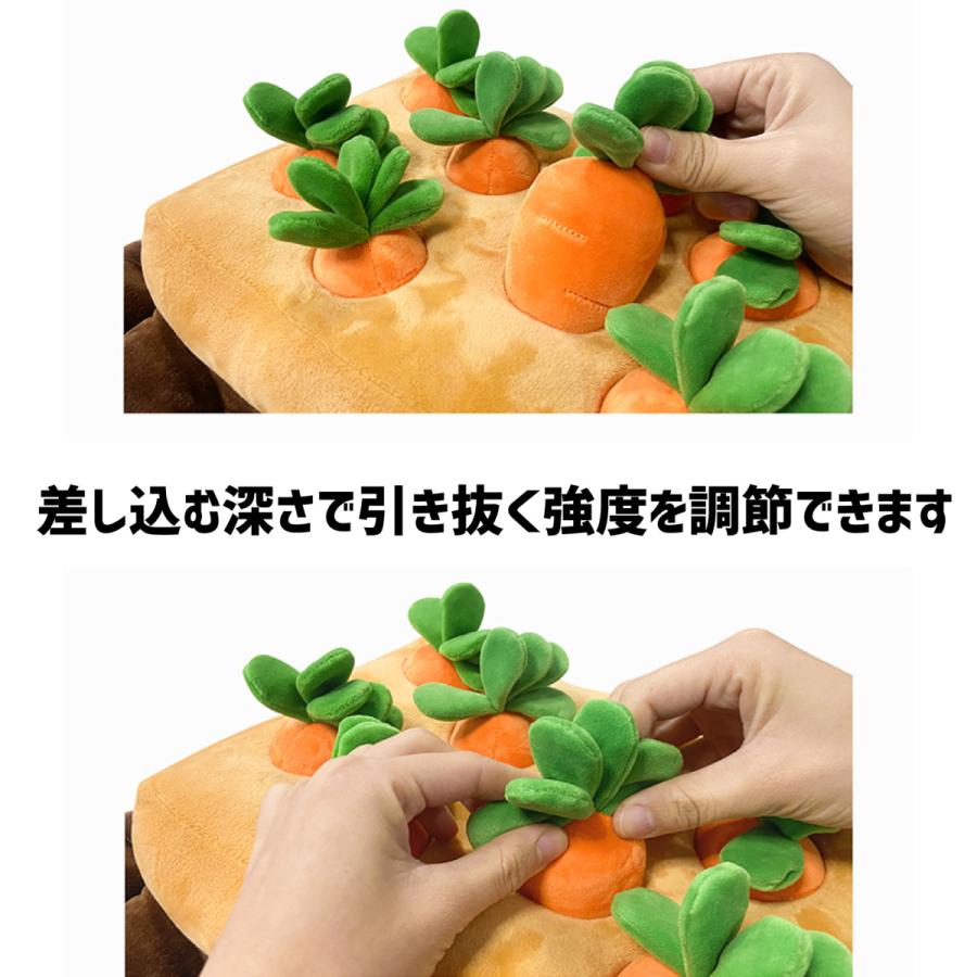 知育玩具 知育 おもちゃ 犬 にんじん にんじん畑 ぬいぐるみ 4本 Spkp0013 スパークス 通販 Yahoo ショッピング