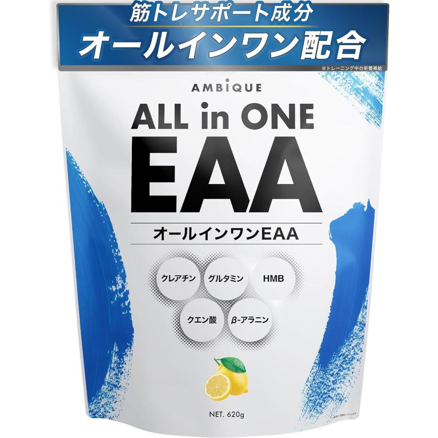 オールインワンEAA BCAA クレアチン グルタミン クエン酸 HMB [レモン 