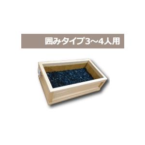 玉川海水浴場 足温浴 軍事封鎖手あい3〜4人用 湯の花 おたわい無い 水なし 足温器、フットバス-家電