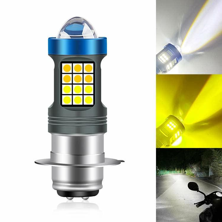 バイク 原付 用 PH7 LED バルブ ヘッドライト P15D Hi/Lo 2色 切替