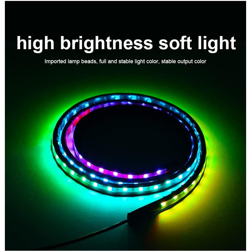 24V LED テープライト 車 流れる RGB シーケンシャル イルミネーション トラック  LED テープ ライト 防水  汎用品  1M｜spb｜06
