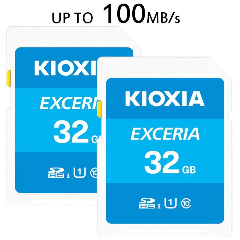 KIOXIA EXCERIA 32GB MicroSD Memory Card - U1 Classe 10 - 100MB/s Lettura - Per Smartphone, Full HD Video - 3
