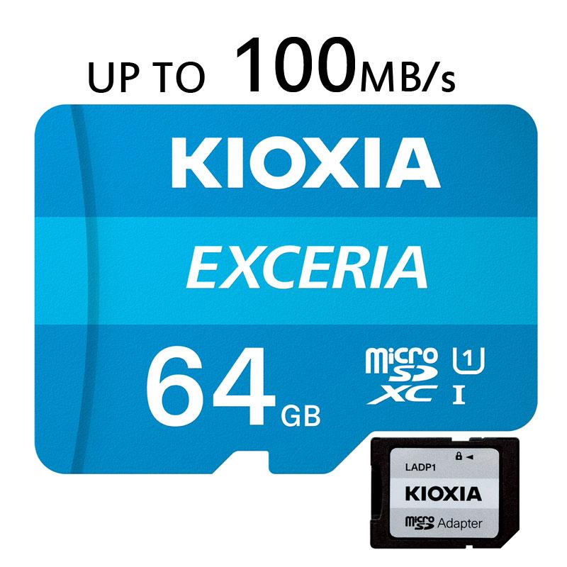 KIOXIA microSDXC 64GB Kioxia UHS-I U1 100MB/S Class10 FULL KIOXIA microSDXC 64GB Kioxia UHS-I U1 100MB/S Class10 FULL