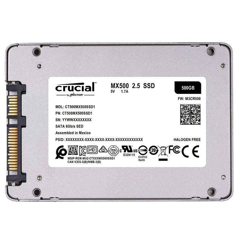5年保証 Crucial MX500 2.5インチ SATA3内蔵SSD 500GB 【送料無料翌日 