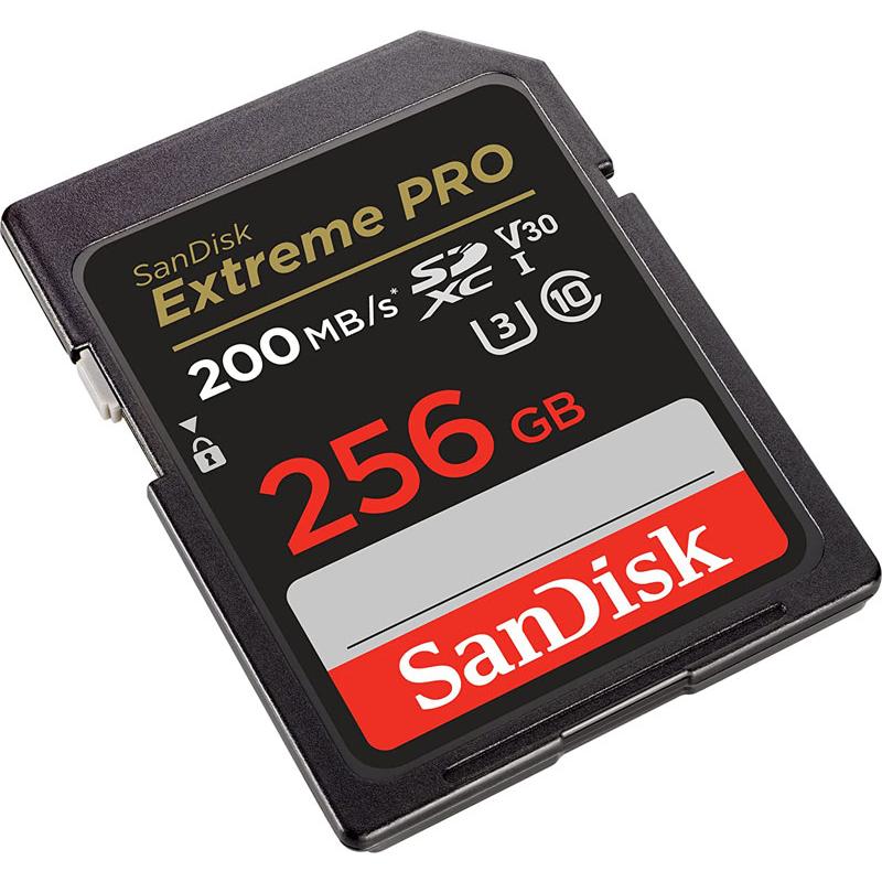 SanDisk Extreme PRO SDXCカード 256GB UHS-I U3 V30 R:200MB/s W:140MB/s 4K Ultra HD対応 海外パッケージ品 SASD256G-XXD 翌日配達送料無料｜spd-shop｜02