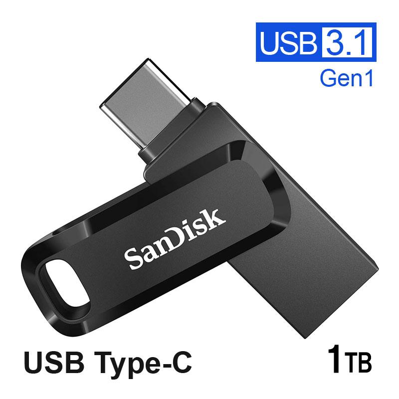 新品　USBメモリ 1TB(1000GB) ② SanDisk（サンディスク） ポイント2倍 USBメモリ 1TB SanDisk USB3.1