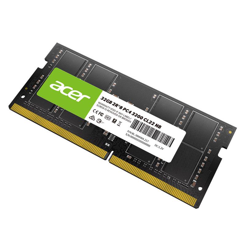 acer AcerノートPC用メモリ PC4-25600(DDR4-3200) 64GB(32GBx2枚 acer AcerノートPC用メモリ PC4-25600(DDR4-3200) 64GB(32GBx2枚