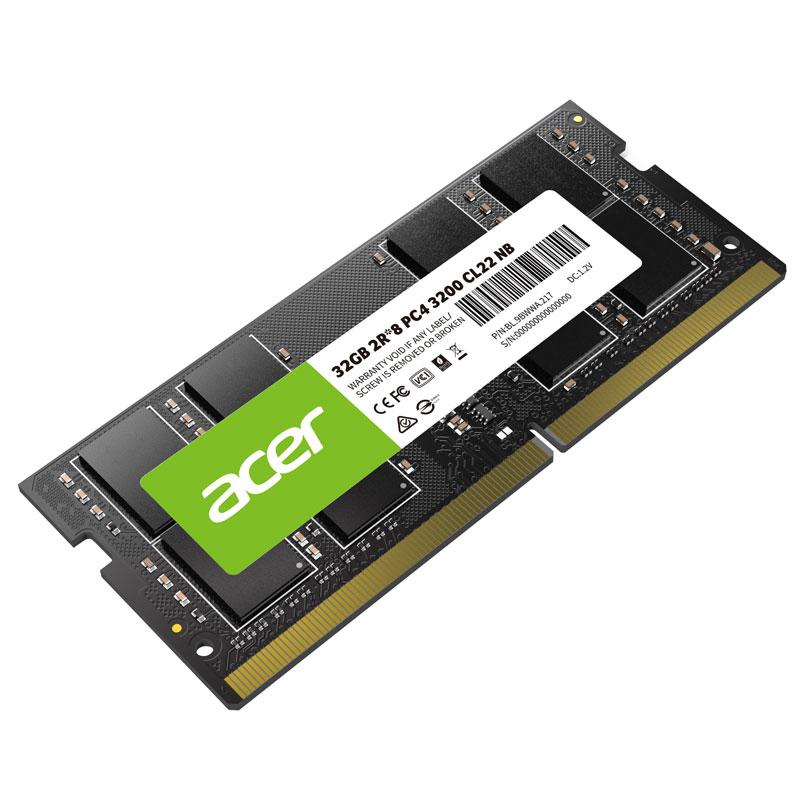 acer AcerノートPC用メモリ PC4-25600(DDR4-3200) 64GB(32GBx2枚 acer AcerノートPC用メモリ PC4-25600(DDR4-3200) 64GB(32GBx2枚