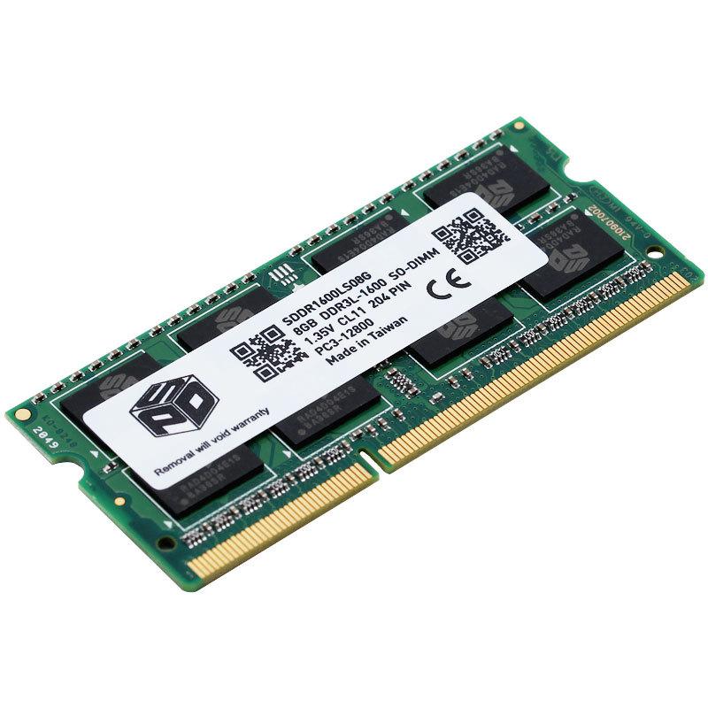 SPD ポイント2倍 ノートPC用メモリ SPD DDR3L 1600 SO-DIMM 8GB(8GBx1