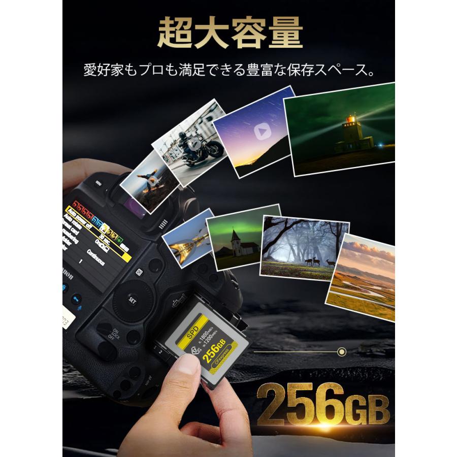 SPD セール!SPD CFexpress Type B メモリーカード 256GB R SPD セール!SPD CFexpress Type B メモリーカード 256GB R