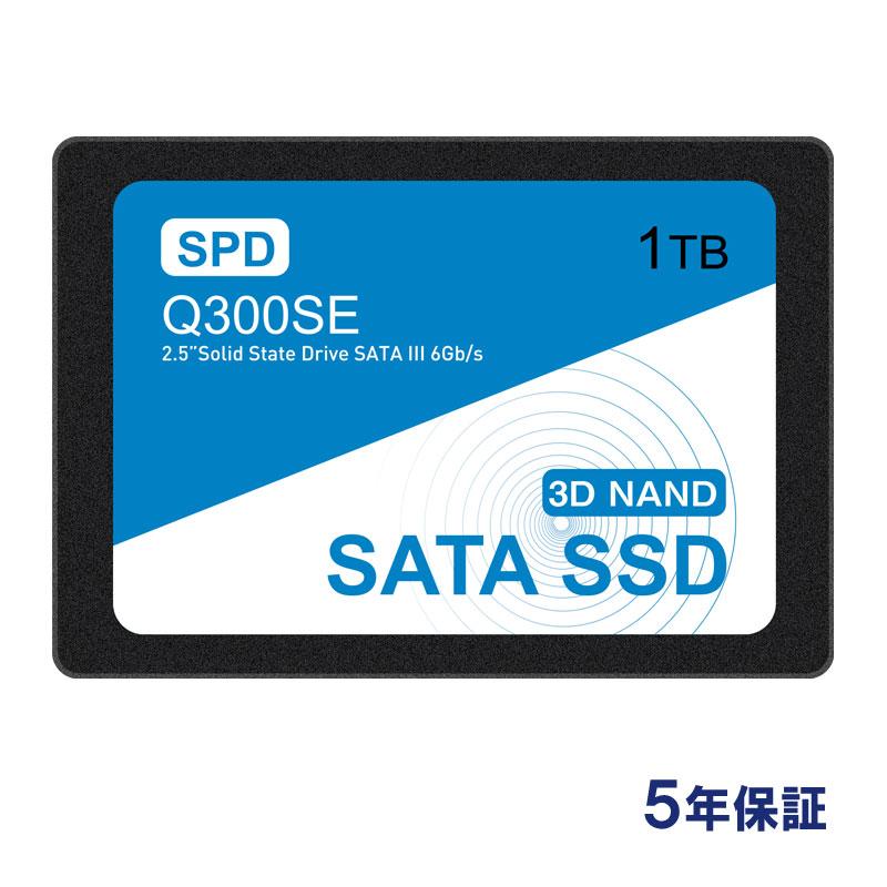SPD SSD 1TB 2.5インチ 7mm 内蔵型SSD SATAIII 6Gb/s 550MB/s 3D NAND採用 国内5年保証  Q300SE-1TS3D 翌日配達送料無料 :SPDSSD1T-Q300SES3D:spdshop - 通販 - Yahoo!ショッピング