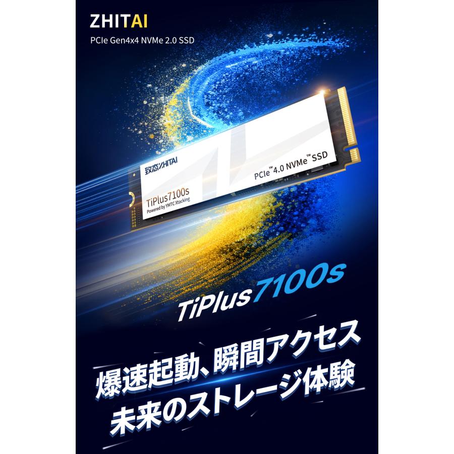 ZHITAI ポイント2倍 YMTC ZHITAI 1TB 内蔵SSD NVMe 2.0 M.2 2280 R