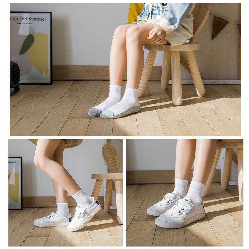スクールソックス 小学生 中学生 靴下 白ソックス 子供 キッズ ジュニア 幼稚園 保育園 2足セット 送料無料 男の子 女の子 足底 汚れ目立たない K St スペーキューショップ 通販 Yahoo ショッピング