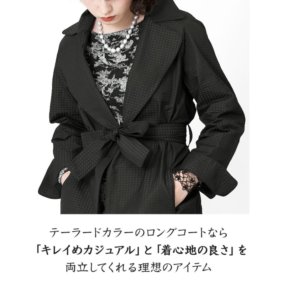 SPECCHIO（スペッチオ） 公式店 シングル トレンチコート レディース