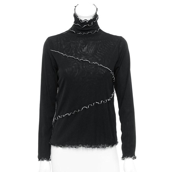 SPECCHIO タートルネック 2枚重ね カットソー トップス レディース  