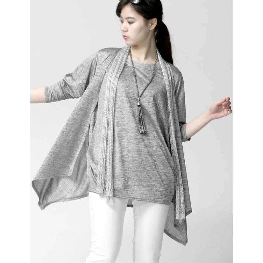 【スペッチオ】アンサンブル　半袖　ひざ丈ワンピース カーディガン　40サイズ スペッチオ】アンサンブル 半袖 ひざ丈ワンピース カーディガン