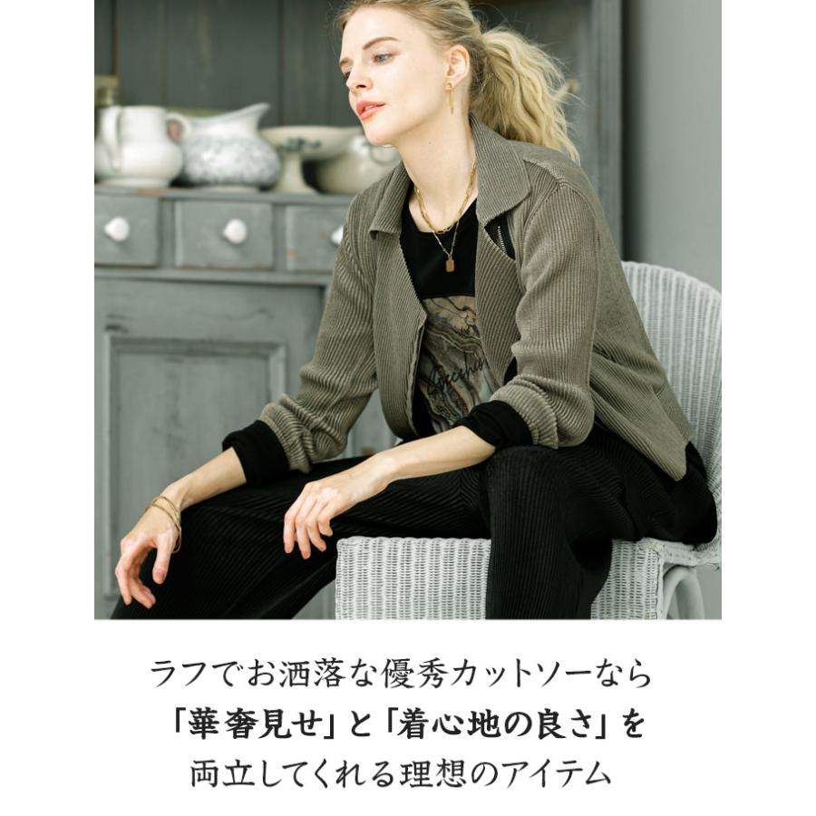 スペッチオ 長袖カットソー サイズ40 M - SPECCHIO（スペッチオ） 公式店 長袖 tシャツ レディース 大きいサイズ
