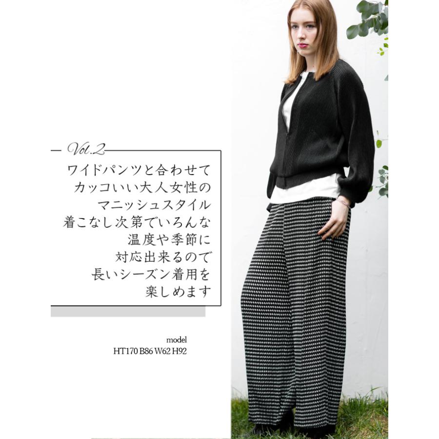 美品　SPECCHIO シャトルプリーツ　ノーカラー　ジップアップブルゾン SPECCHIO（スペッチオ） ノーカラー ジップアップ ブルゾンシャトル