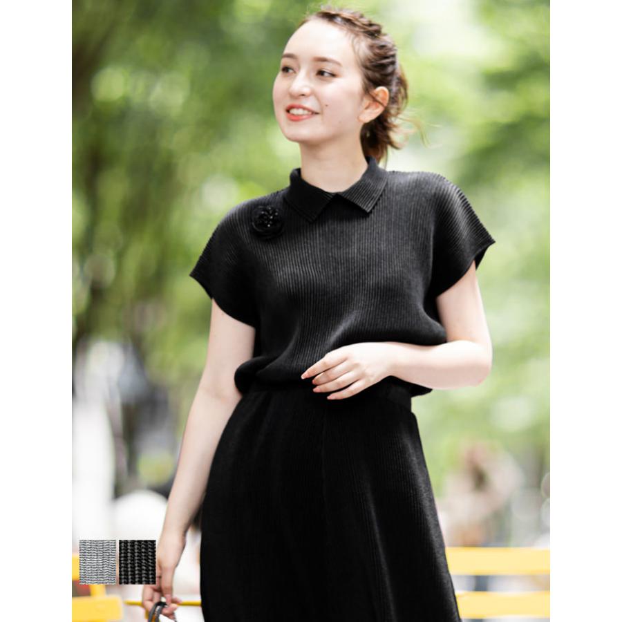 SPECCHIO 公式店 スペッチオ シャトルプリーツ 襟付き シャツ SPECCHIO 公式店 スペッチオ シャトルプリーツ 襟付き シャツ