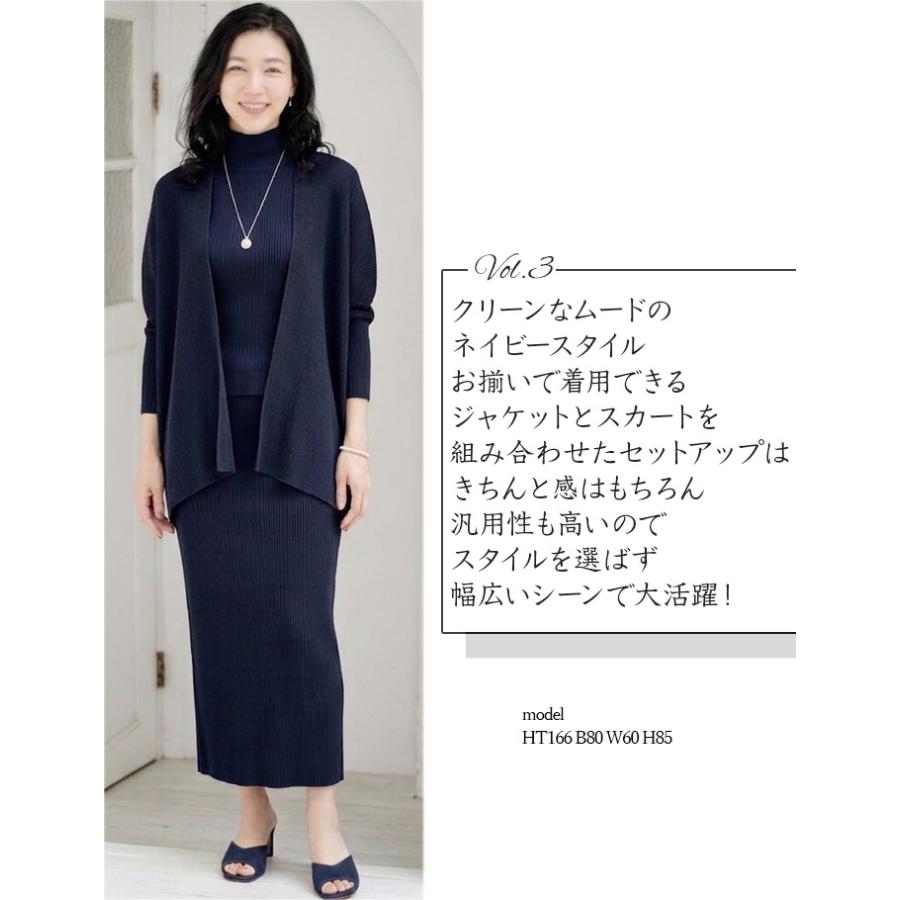 SPECCHIO（スペッチオ） 公式店 五分袖 ハイネック ブラウス プリーツ