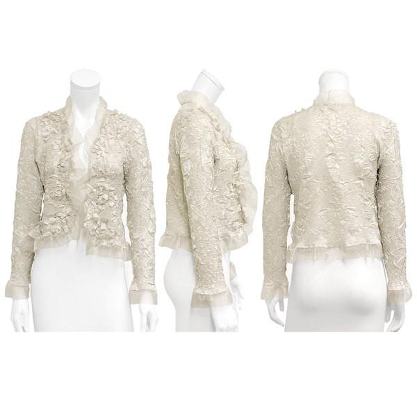 【未使用品】スペッチオ SPECCHIO Gプリーツ ジャケット Gプリーツ シアーフリルジャケット｜SPECCHIO公式通販