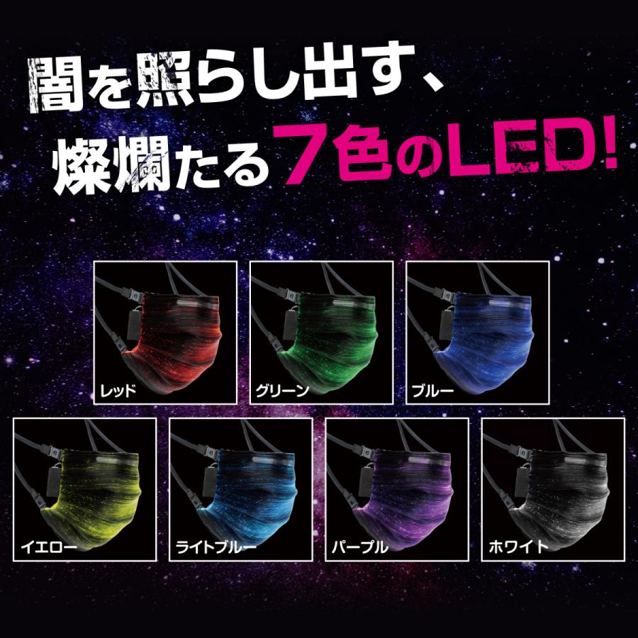 Led 光るマスク 推し色 ゲーミングマスク クリスマス ハロウィン イベント クラブ ライブ 推しメンカラー 仮装 配信 イルミオン マウスカバー S672 スペックダイレクト 通販 Yahoo ショッピング