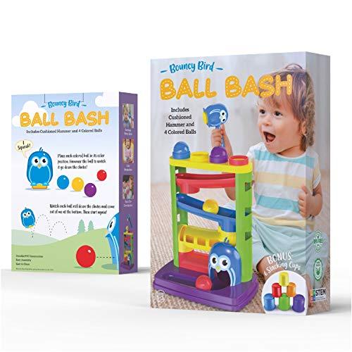 並行輸入 幼児用のボールおもちゃをポンド 1歳の男の子と女の子のための無料の6スタッキングカップハンマーとボールおもちゃstem発達の楽しみ学習お ブロック 25 Off Themtransit Com