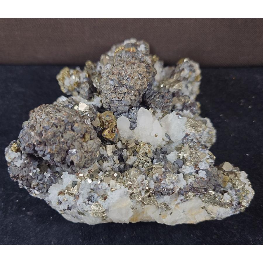 SPHALERITE(閃亜鉛鉱 黄鉄鉱)青森県尾太鉱山23003 : ラピス - 通販