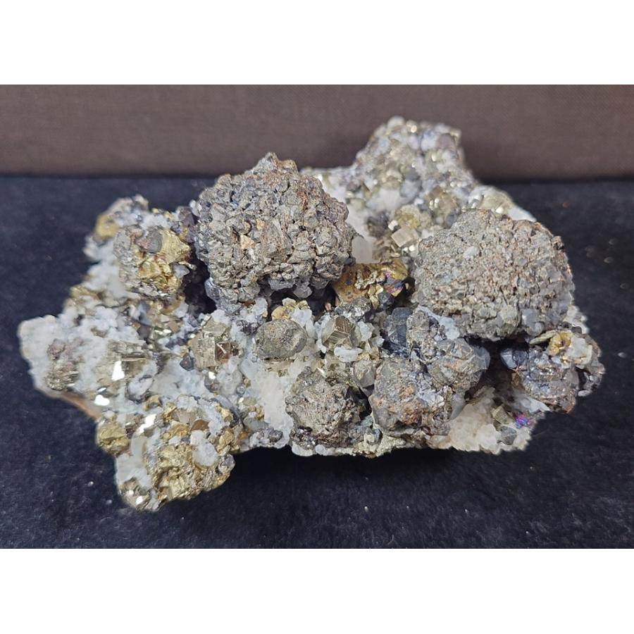SPHALERITE(閃亜鉛鉱 黄鉄鉱)青森県尾太鉱山23003 : ラピス - 通販