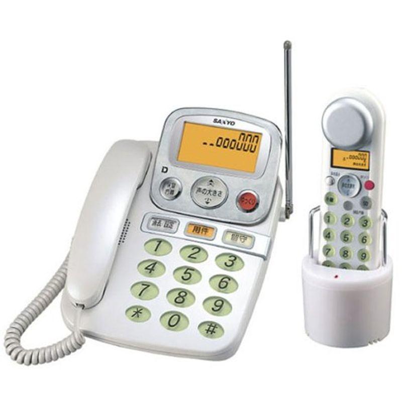 適切な価格 SANYO コードレス骨伝導電話機「聞こえにくかった声が聞こえちゃう」 TEL-KU2 固定電話機