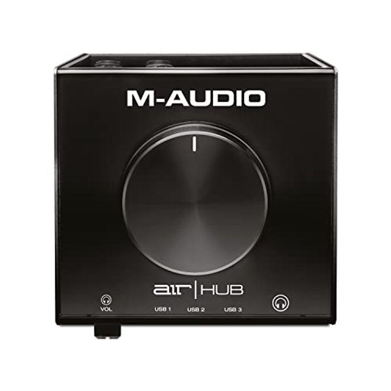 M-Audio USB USB-C オーディオインターフェース 音楽制作 USBポート拡張 再生 低ノイズ 音楽制作ソフト付 AIR|HUB