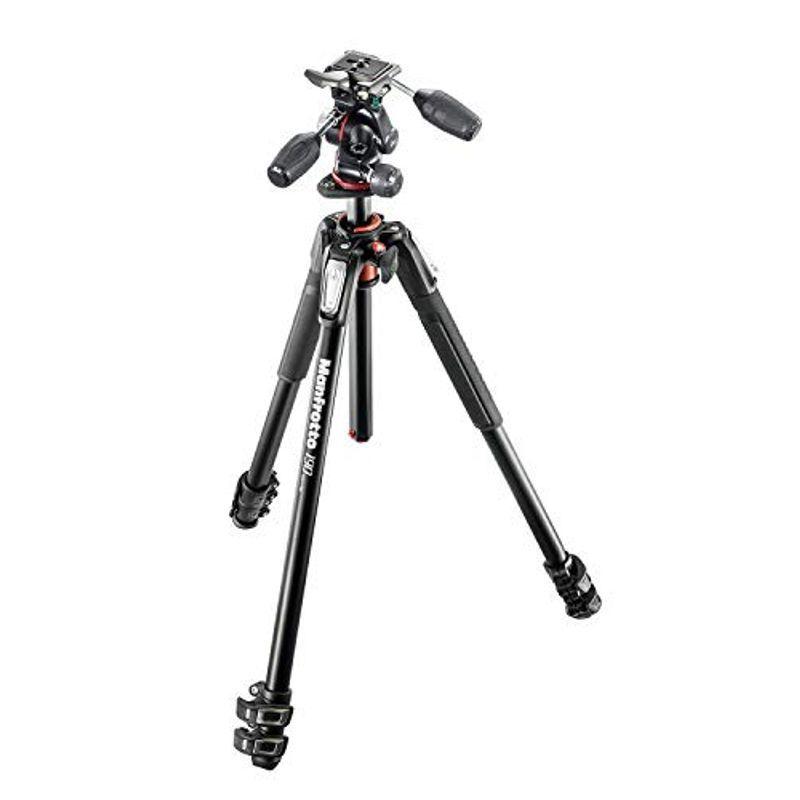 Manfrotto プロ三脚 190シリーズ アルミ 3段   RC2付3Way雲台キット MK190XPRO3-3W