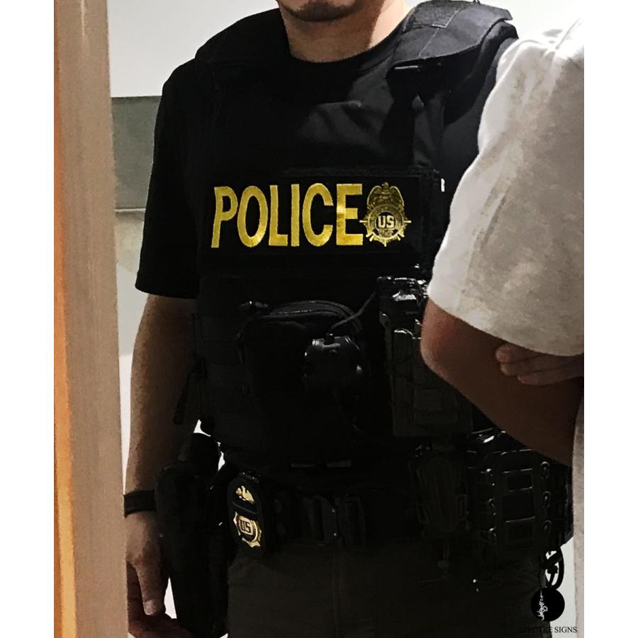 DEA バッジパネルパッチ ブラック