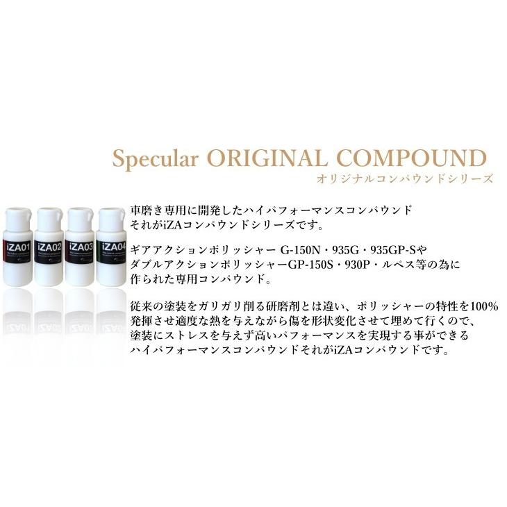 Specular オリジナル コンパウンド iZA トライアルセット iZA01〜04