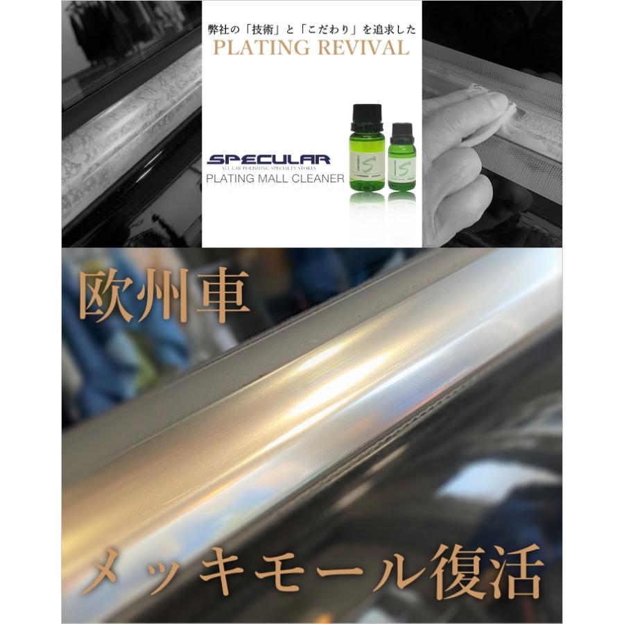 欧州車 ドアメッキモール復活 Specular メッキモールクリーナー