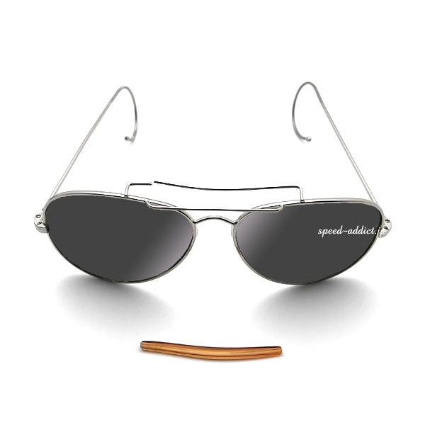 U.S. AIR FORCE PILOT TEARDROP SUNGLASS MIRROR/USエアフォース