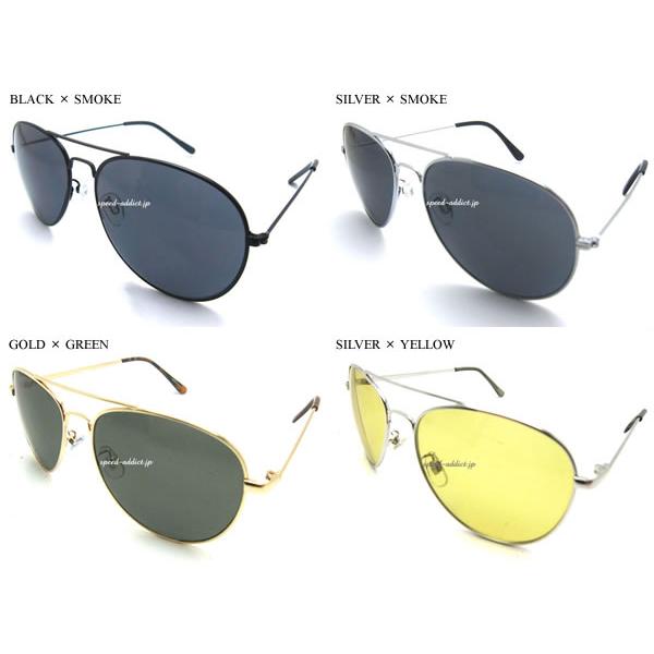 CLASSIC TEARDROP SUNGLASS BLACK × SMOKE/クラシックティアドロップ