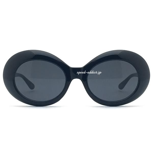 70's DESIGN OVAL SUNGLASS BLACK × SMOKE/黒nirvanaニルヴァーナ