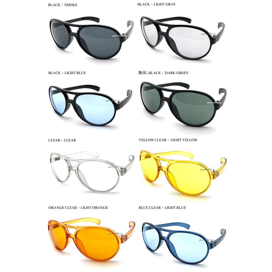 セルフレーム SEMI AUTO TEARDROP SUNGLASS CLEAR × CLEAR/セミオート