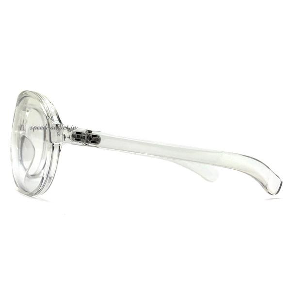 セルフレーム SEMI AUTO TEARDROP SUNGLASS CLEAR × CLEAR/セミオート