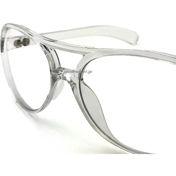 セルフレーム SEMI AUTO TEARDROP SUNGLASS CLEAR × CLEAR/セミオート