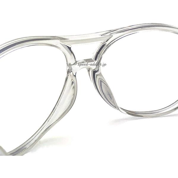 セルフレーム SEMI AUTO TEARDROP SUNGLASS CLEAR × CLEAR/セミオート