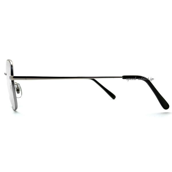 CLASSIC METAL SQUARE SUNGLASS 艶消しSILVER × CLEAR/クラシック