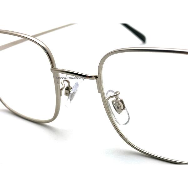 CLASSIC METAL SQUARE SUNGLASS 艶消しSILVER × CLEAR/クラシック
