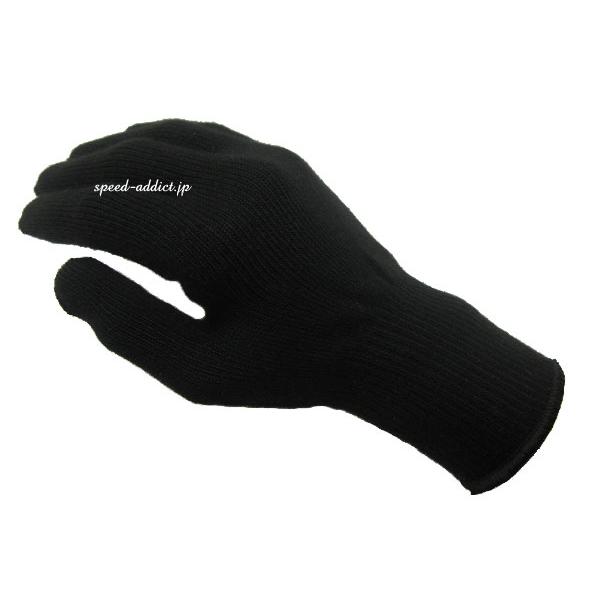 NAPA GLOVE GAUNTLET 820TL 裏地付 BLACK S ＋ インナーグローブ/ナパグローブ黒ブラックシンサレート40g鹿革本革thinsulateバイク用手袋_7