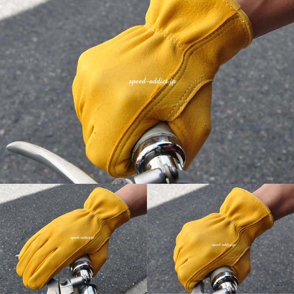 NAPA GLOVE 800TL 裏地付 GOLD S ＋ スマホ対応インナーグローブ/ナパ 